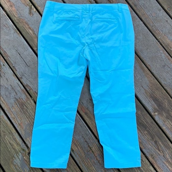 JCP women's pants sz 12 blue-green - Picture 3 of 9